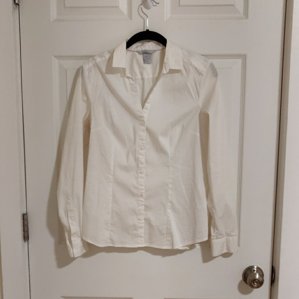H&M White Button Down